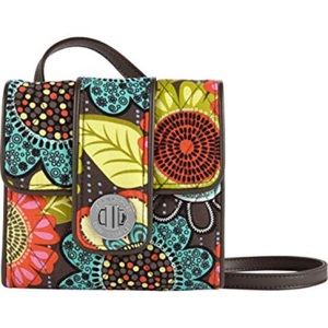Vera Bradley Mini Turn-Lock Cross-Body